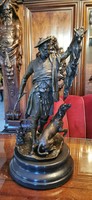 Skót vadász - monumentális bronz szobor
