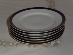 Zsolnay porcelain cake plate (6 pcs.)