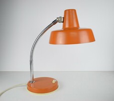 Retró Szarvasi Asztali Lámpa / Narancssárga Lámpa