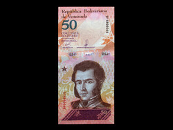 Unc - 50 Bolivares - Venezuela - 2018 (new money!)