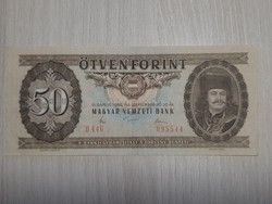 50 forint 1980  ropogós bankjegy