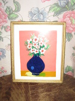 Flower vase (amateur painting)