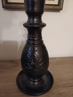 Korondi black candle holder