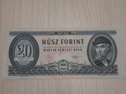 20 forint bankjegy 1975  ropogós bankjegy