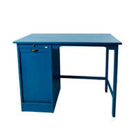 Children's desk with blue shutters
