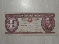 100 forint 1989 hajtatlan ropogós bankjegy