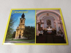 Postcard Devecser church 19