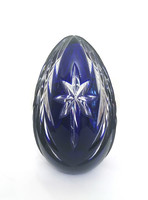 Kék csiszolt kristály tojás (10 cm magas)
