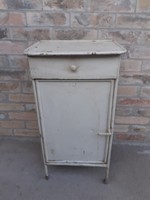 Sheet iron bedside cabinet with drawers