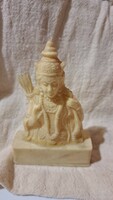 Calcutta Karma ,buddha calcutta szobor temlomi  emlék . Mérete:10 cm magas
