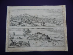 Antik Térkép Burgos és S.sebastiani  metszet Braum & Hogemberg 1563