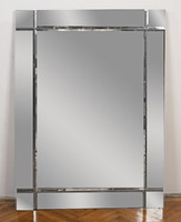 Split glass mirror