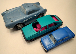 Gyűjtőknek! 3 db retró vintage műanyag játék autó jármű játékautó csomag gyűjtemény