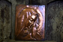 Szűz Mária falikép