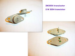 2N3054 tranzisztor 2 N 3054 transistor vintage rare -MPL csomagautomatába is mehet