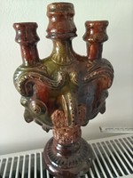 Ceramic candle holder, tall