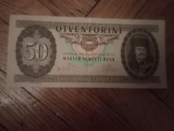 Nagyon szép állapotú 1969-es 50 forintos bankjegy