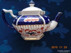 1860 Welsh Gaudy Imari Charles Allertons English Teapot