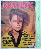 Blue Jeans magazin #427 1985 Thompson Twins poszter Steve Norman Matt Bianco Alison Moyet