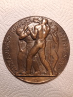 Gergely Szántó (1886-1962) - Szentes bronze commemorative medal - 1927