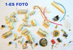 ELEKTRONIKAI ALKATRÉSZ CSOMAG 5 -régi retro vintage - MPL csomagautomatába is mehet