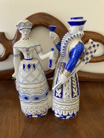 Lólóháza porcelain couple figure / hunter with his partner
