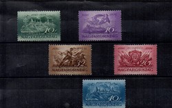 1936. Budavár* stamp series