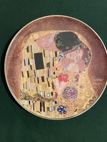 Gustav Klimt A csók porcelán falitányér