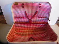 Suitcase - picnic - ndk - pouch - 45 x 30 x 15.5 cm - camping - retro - flawless