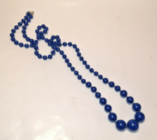 Blue retro necklace (759)