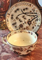 Zsolnay tea set with bamboo pattern