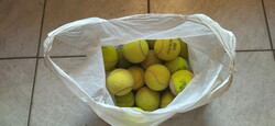 Used tennis ball dog toy is priced per piece.