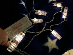 COCA-COLA FÜZÉR IZZÓSOR CSIPESZES ELEMES   IS  +KAPCSOLÓVAL KARÁCSONYFÁRA, VENDÉGLÁTÓBA   IS