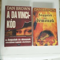 DAN BROWN: A DA VINCI-KÓD és Angyalok és démonok, 2 könyv