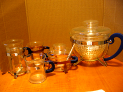 Set of 5 Bodum tea sets and headboards