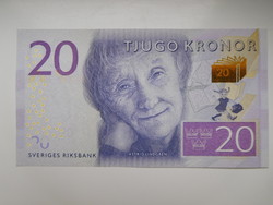 Svédország 20 korona 2015 UNC