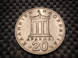 Görögország 20 drachma, 1976
