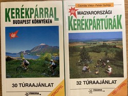 Magyarországi kerékpártúrák (32 túra ajánlat) és Kerékpárral Budapest környékén (30 túra ajánlat)
