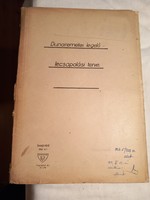 Drainage plan for Dunaremetei pasture (full documentation) 1959