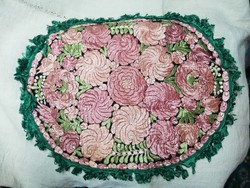 Gyönyörű selyem matyó terítő az 1950 es évekből
