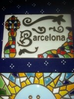 Barcelona hűtőmágnes