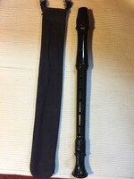 Aulos flute, Japanese, no 802-g with textile case (m156)