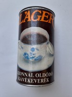 Retro Sláger kávé doboz régi kávés Budapesti Édesipari Vállalat