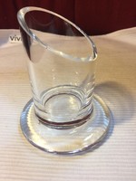Glass pen holder, table decoration, glass vase (aé3)