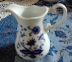 15 db angol, kék, tobbféle GYÖNYÖRU hagymamintás porcelánok XX