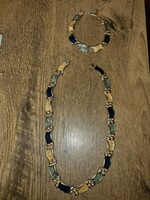 Industrial fire enamel chain and bracelet