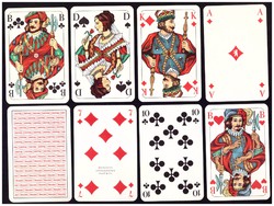 Francia sorozatjelű skat kártya Berlini kártyakép Berliner Spielkarten 32 lap komplett