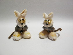 2 mouse figures from shells