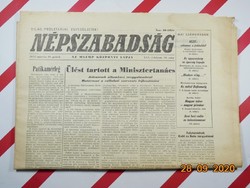 Old retro newspaper - people's freedom - March 10, 1972 - XXX. Grade 59. Number for birthday