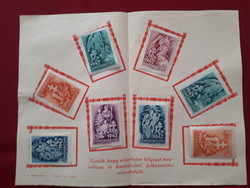 Commemorative sheet 1942 honvéd káracsony - postage stamps